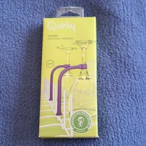 New Quirky TETHER stemware stabilizer